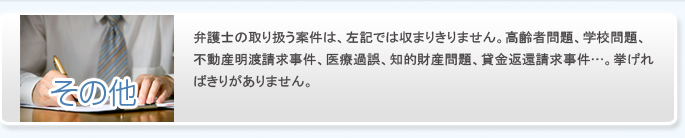 その他のお悩み